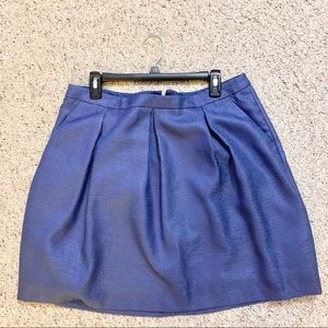 The Limited - Blue Pleated A-Line Skirt